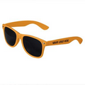 Orange Retro Tinted Lens Sunglasses